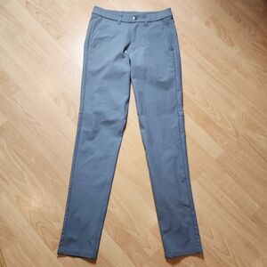 Lululemon 33.5" Inseam Size 28 Grey Commission Pant Slim Warpstreme Mens